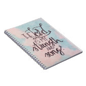 De Heer is mijn Sterkte | Christelijke bijbelse ve Notitieboek (Rechterzijde)