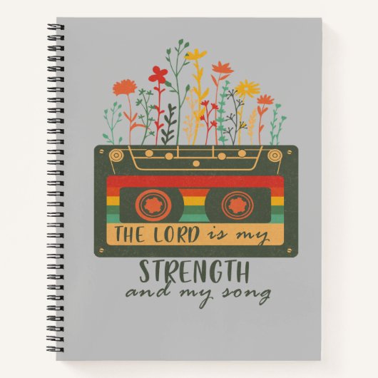 De Heer is mijn Sterkte en mijn Song Notitieboek (Voorkant)