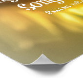 De Heer is mijn Sterkte en Song Bible Verse Poster (Hoek)