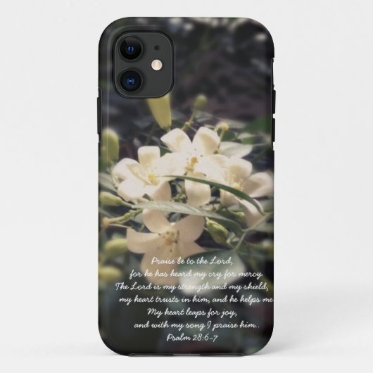 De Heer is mijn Sterkte & Schild - Jasmine iPhone Case-Mate iPhone Case (Achterkant)