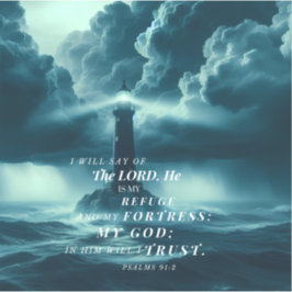 De Heer is mijn toevluchtsoord Sticker