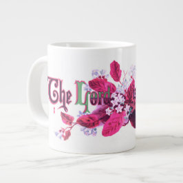 De Heer Is Opgestaan Vintage Paas Kunst Magenta Ro Grote Koffiekop