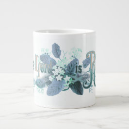"De Heer is Opgewekt" Vintage Paas Kunst licht tur Grote Koffiekop