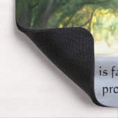 De Heer is trouw aan al zijn beloftes Mousepad Muismat (Hoek)