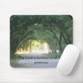 De Heer is trouw aan al zijn beloftes Mousepad Muismat (Met muis)