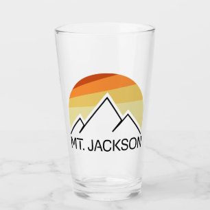 De heer Jackson New Hampshire Retro Glas