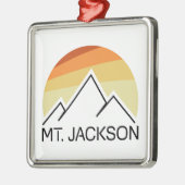 De heer Jackson New Hampshire Retro Metalen Ornament (Links)