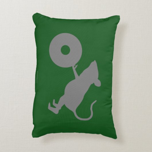 De heer Jingles van Green Mile Accent Kussen (Achterkant (Verticaal))