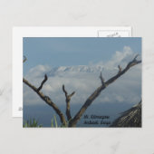 de heer Kilimanjaro Kenya Briefkaart (Voorkant / Achterkant)