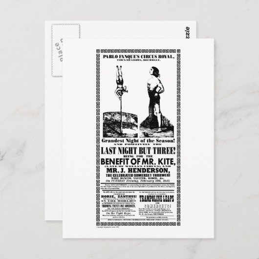 De heer Kite - Briefkaart (Voorkant / Achterkant)