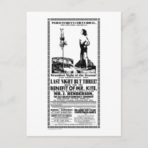 De heer Kite - Briefkaart