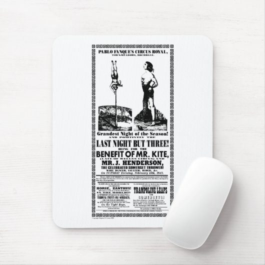 de heer Kite - Mousepad Muismat (Met muis)