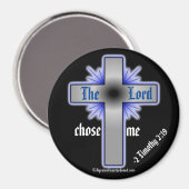 De Heer koos mij voor Bijbelcitaat Magneet (Voorkant / Achterkant)