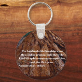 De Heer laat zijn gezicht op jou schijnen Sleutelhanger (Voorkant)