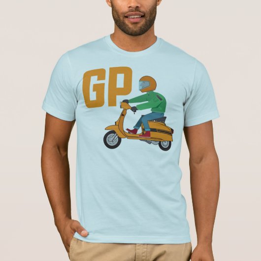 de heer Lambrettista GP T-shirt (Voorkant)