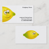 de heer Lemon Visitekaartje (Voorkant / Achterkant)