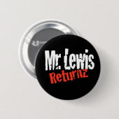 de heer Lewis Return Button (Voorkant /achterkant)