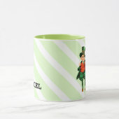 de heer Lucky | Douanenaam St. Patrick's Day Gift Mok (Midden)