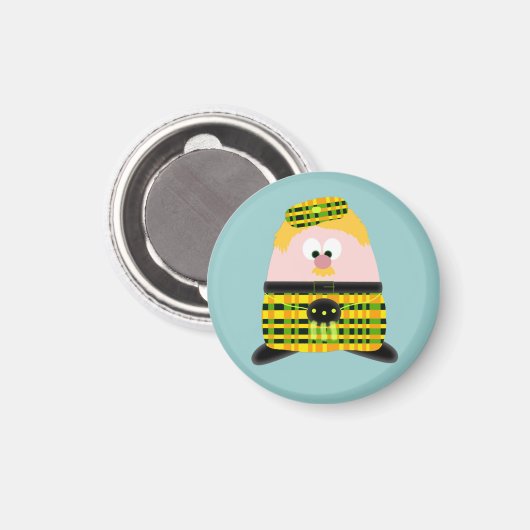 de heer Mac Haggis Magneet (Voorkant / Achterkant)