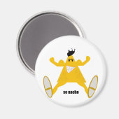 De heer Macho Nacho Magneet (Voorkant / Achterkant)