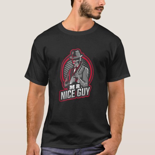 de heer Mafia Nice Guy T-shirt (Voorkant)