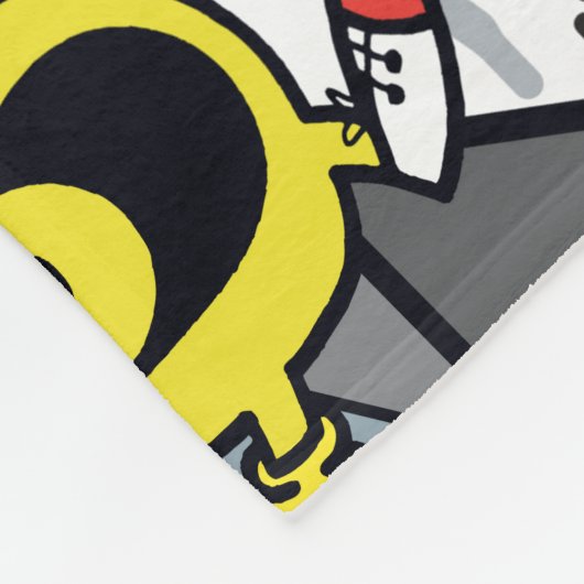 de heer Mannen Abbey Road Walkers Fleece Deken (Hoek)