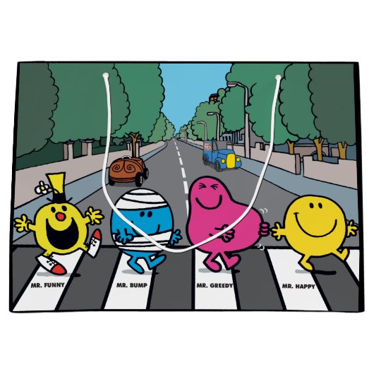 de heer Mannen Abbey Road Walkers Groot Cadeauzakje (Voorkant)