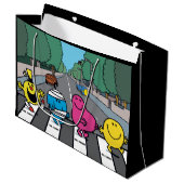 de heer Mannen Abbey Road Walkers Groot Cadeauzakje (Voorkant Gekanteld)