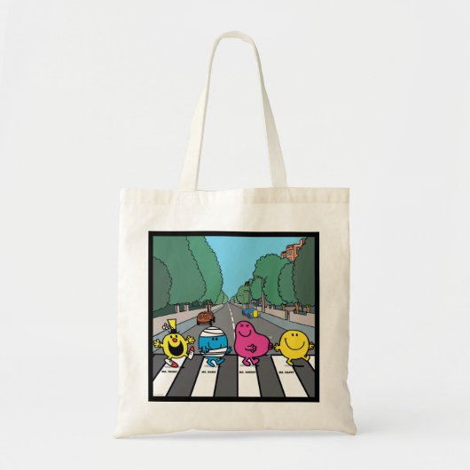 de heer Mannen Abbey Road Walkers Tote Bag (Voorkant)