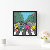 de heer Mannen Abbey Road Walkers Vierkante Klok (Huis)