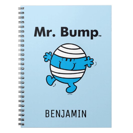 de heer Mannen | De heer Bump is een Clutz Notitieboek (Voorkant)