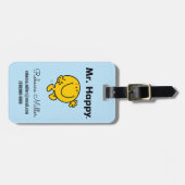 de heer Mannen | De heer Happy is altijd blij Bagagelabel (Voorkant horizontaal)