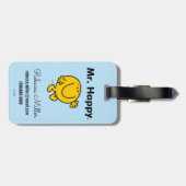 de heer Mannen | De heer Happy is altijd blij Bagagelabel (Achterkant horizontaal)