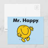 de heer Mannen | De heer Happy is altijd blij Briefkaart (Voorkant / Achterkant)