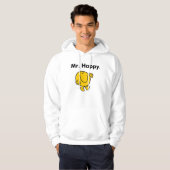 de heer Mannen | De heer Happy is altijd blij Hoodie (Voorkant volledig)