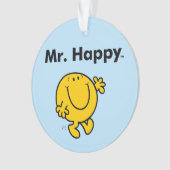 de heer Mannen | De heer Happy is altijd blij Ornament (voorkant)