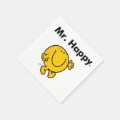 de heer Mannen | De heer Happy is altijd blij Servetten (Hoek)