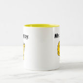 de heer Mannen | De heer Happy is altijd blij Tweekleurige Koffiemok (Center)