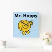 de heer Mannen | De heer Happy is altijd blij Vierkante Klok (Huis)