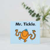 de heer Mannen | de heer Tickle Will Tickle Briefkaart (Staand voorkant)