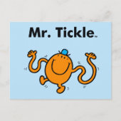 de heer Mannen | de heer Tickle Will Tickle Briefkaart (Voorkant)