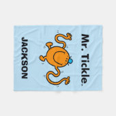 de heer Mannen | de heer Tickle Will Tickle Fleece Deken (Voorkant (Horizontaal))