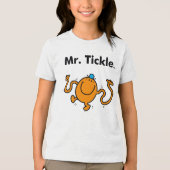 de heer Mannen | de heer Tickle Will Tickle Tri-Blend Shirt (Voorkant)