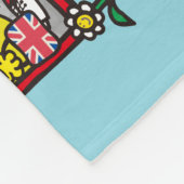 De heer Mannen & Miss Crowded Bus Fleece Deken (Hoek)