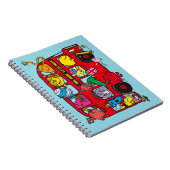 De heer Mannen & Miss Crowded Bus Notitieboek (Rechterzijde)