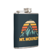 De heer McKinley Alaska Retro Turquoise Heupfles (Rechts)