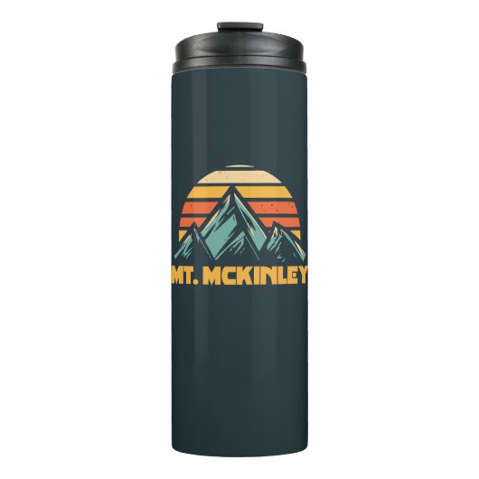 De heer McKinley Alaska Retro Turquoise Thermosbeker (Voorkant)