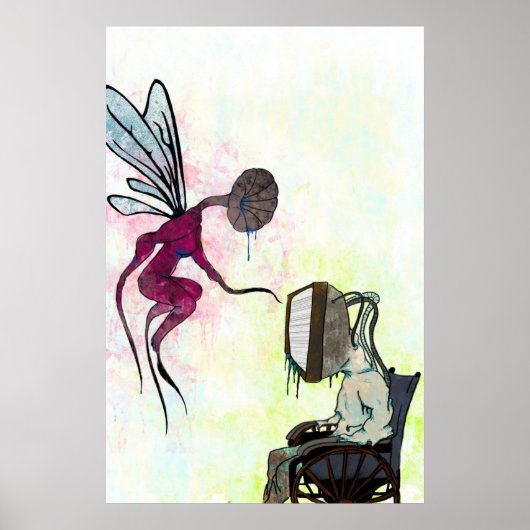 de heer Media en de Propaganda Pixie Poster (Voorkant)