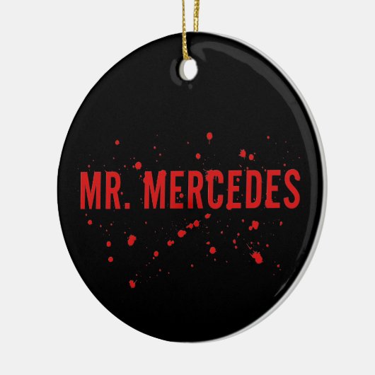 de heer Mercedes Logo Keramisch Ornament (Links)