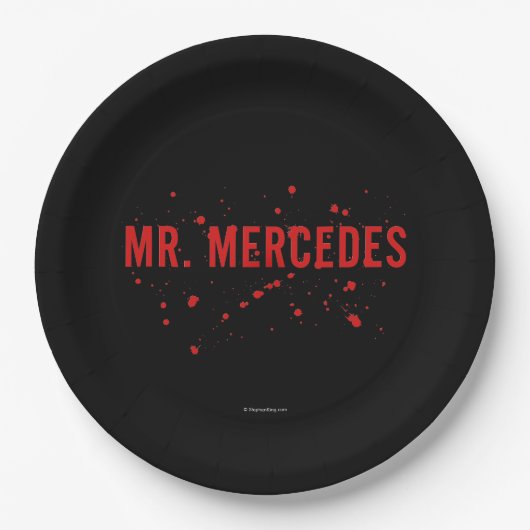 de heer Mercedes Logo Papieren Bordje (Voorkant)
